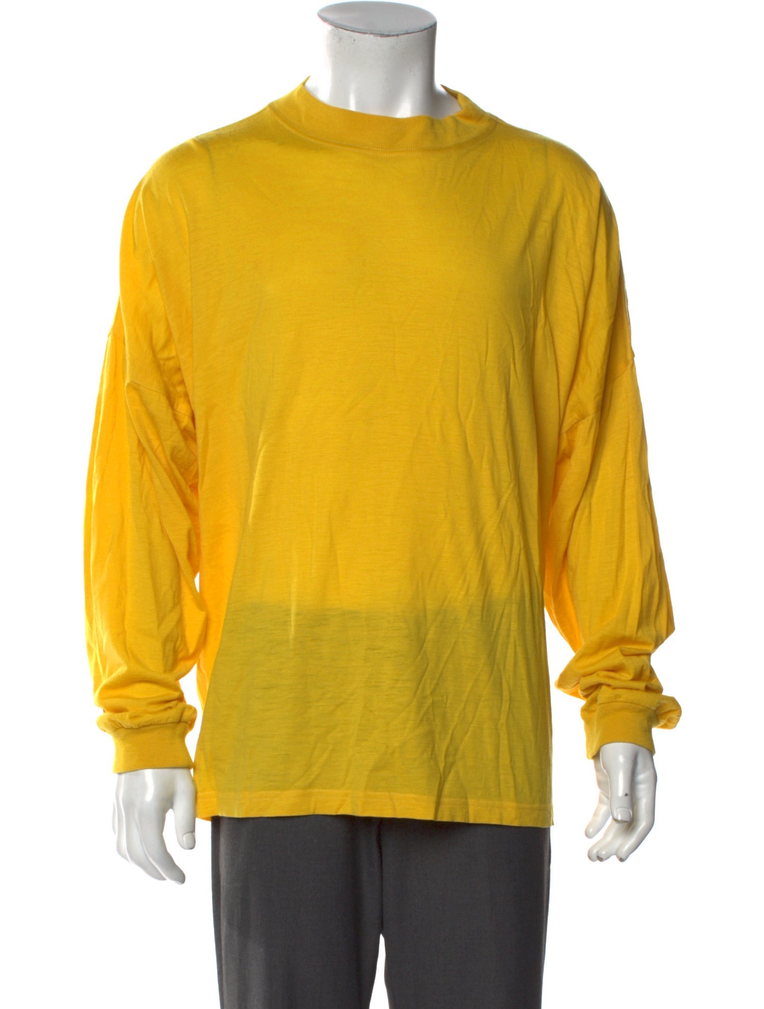 Gianni Versace Virgin Wool Crew Neck T-Shirt