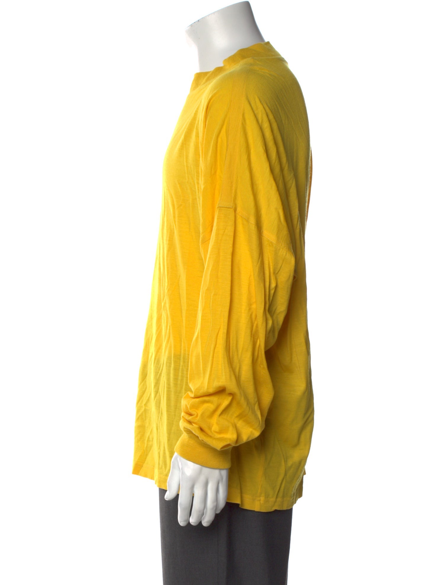 Gianni Versace Virgin Wool Crew Neck T-Shirt