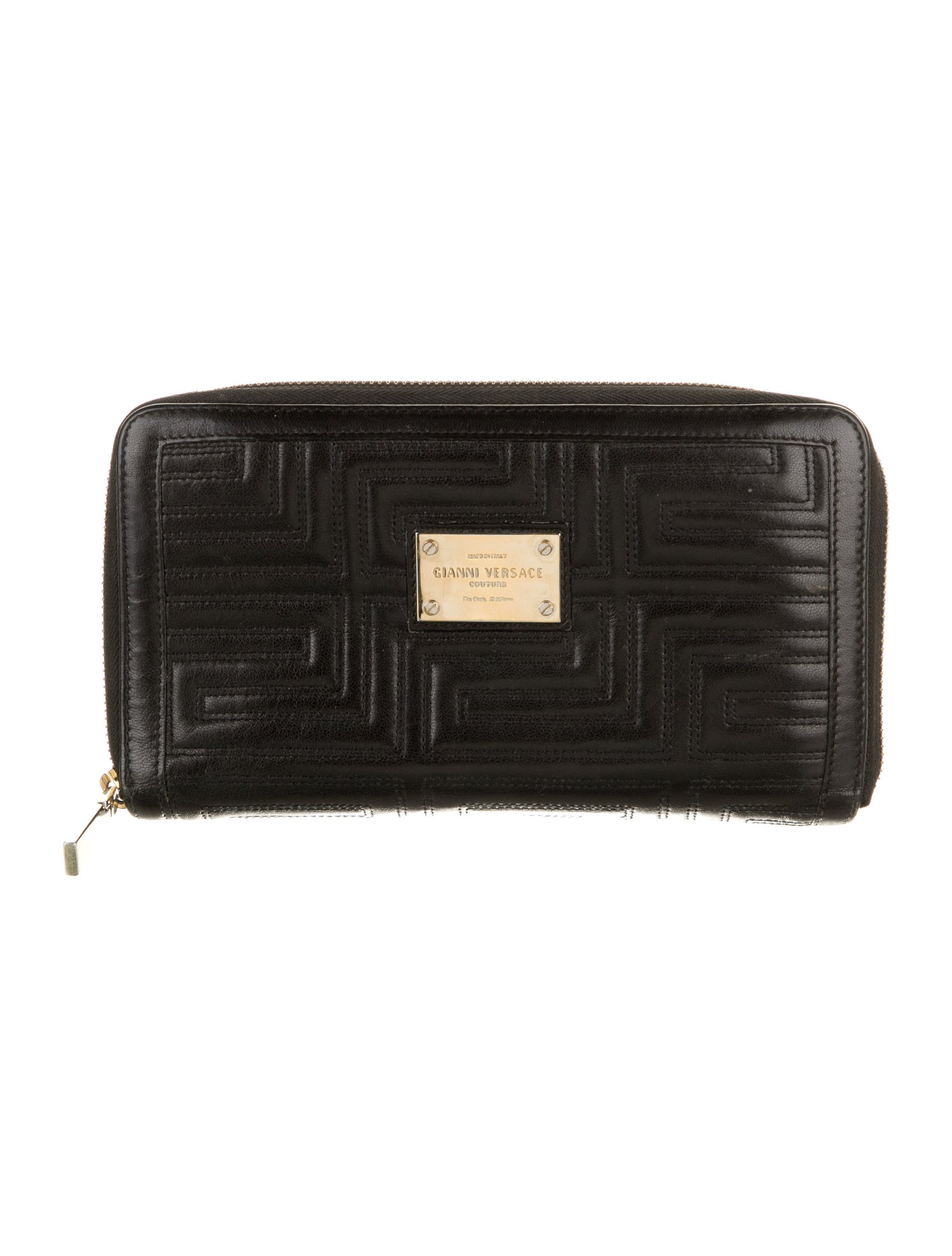 Gianni Versace Leather Printed Wallet