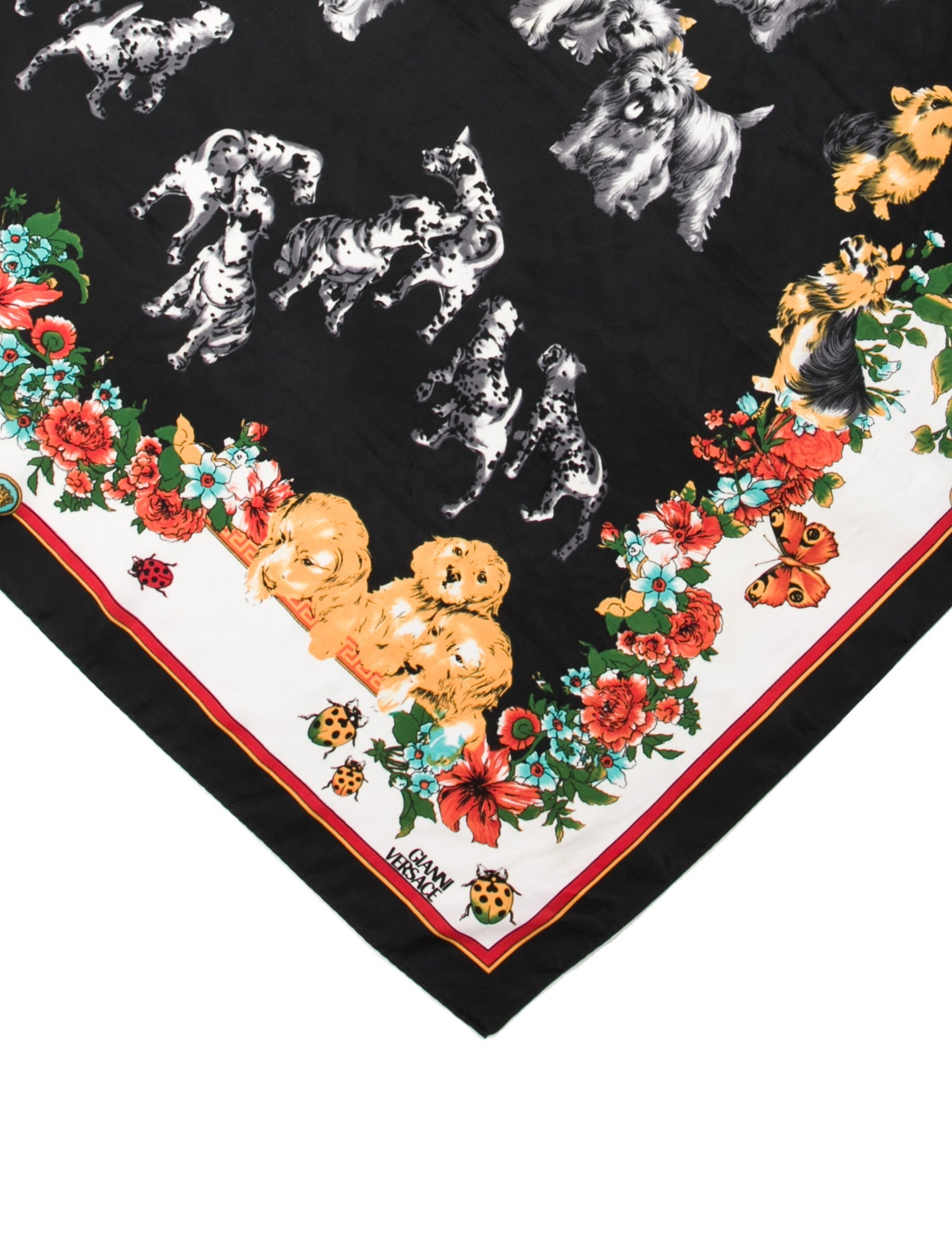 Gianni Versace Silk Printed Scarf