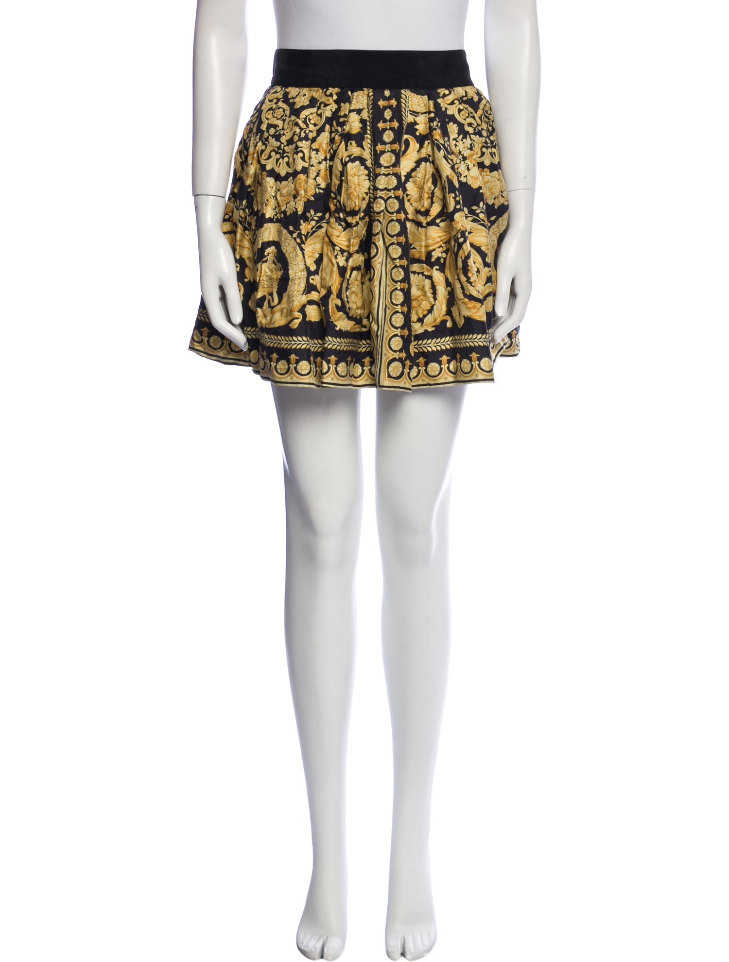 Gianni Versace Silk Mini Skirt