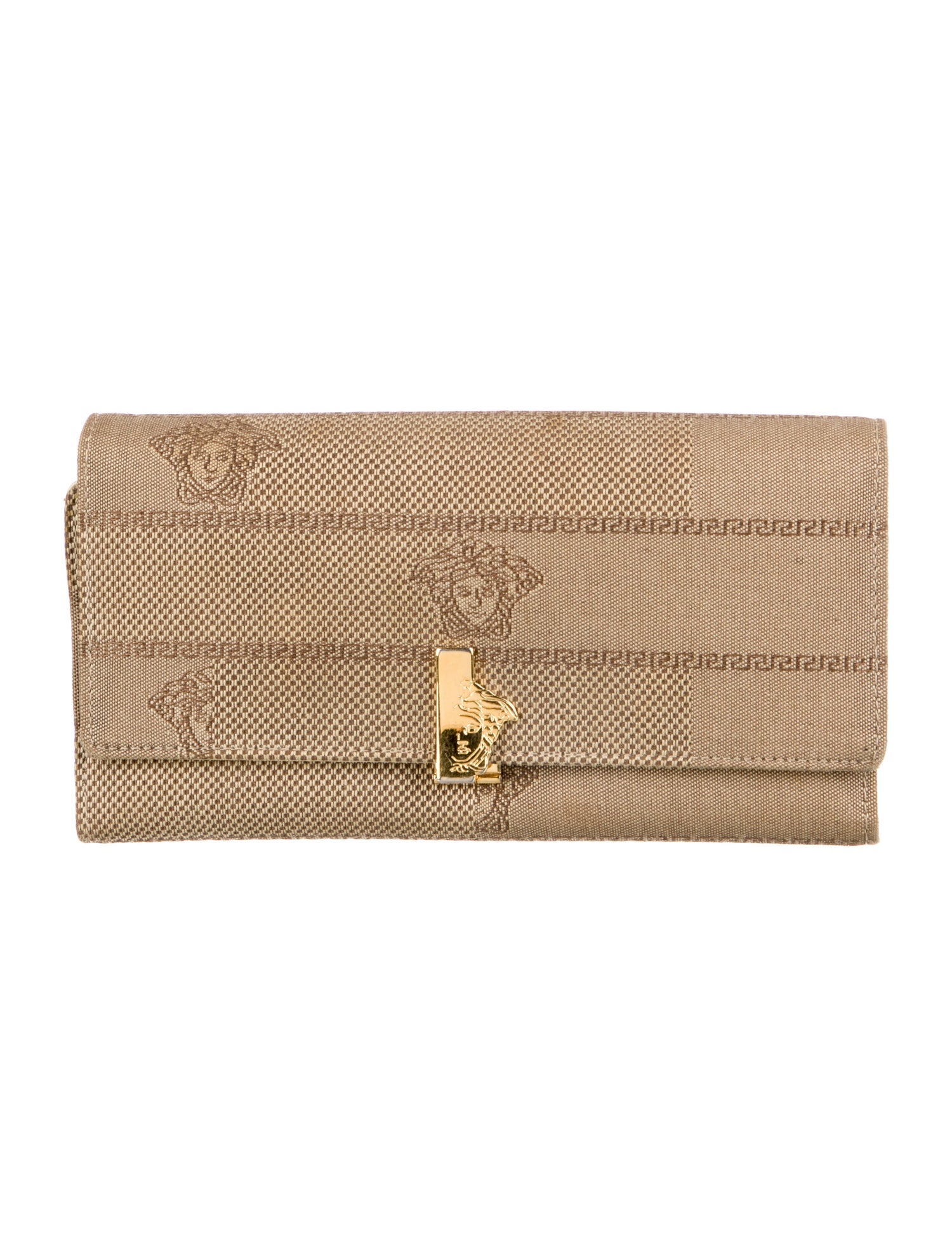 Gianni Versace Vintage Medusa Insignia Continental Wallet
