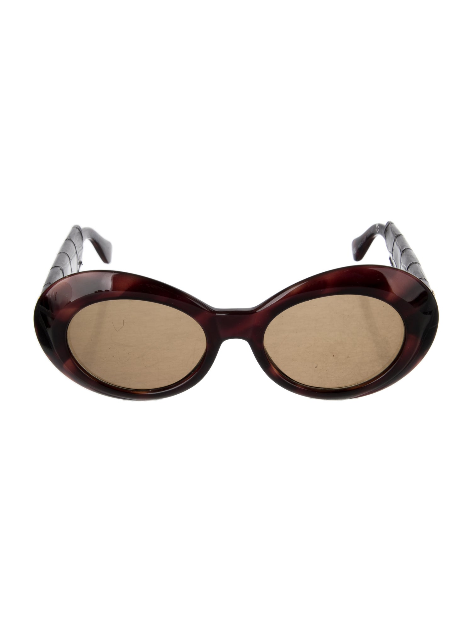 Gianni Versace Round Tinted Sunglasses