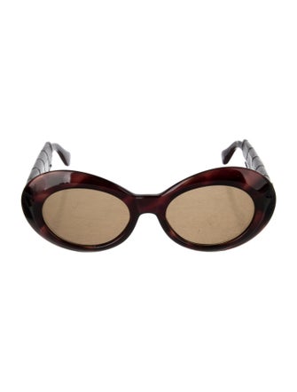 Gianni Versace Round Tinted Sunglasses