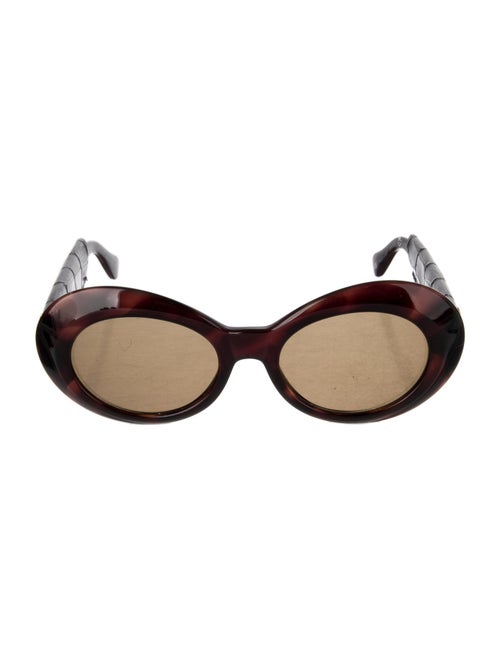 Gianni Versace Round Tinted Sunglasses