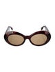 Gianni Versace Round Tinted Sunglasses