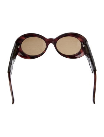 Gianni Versace Round Tinted Sunglasses