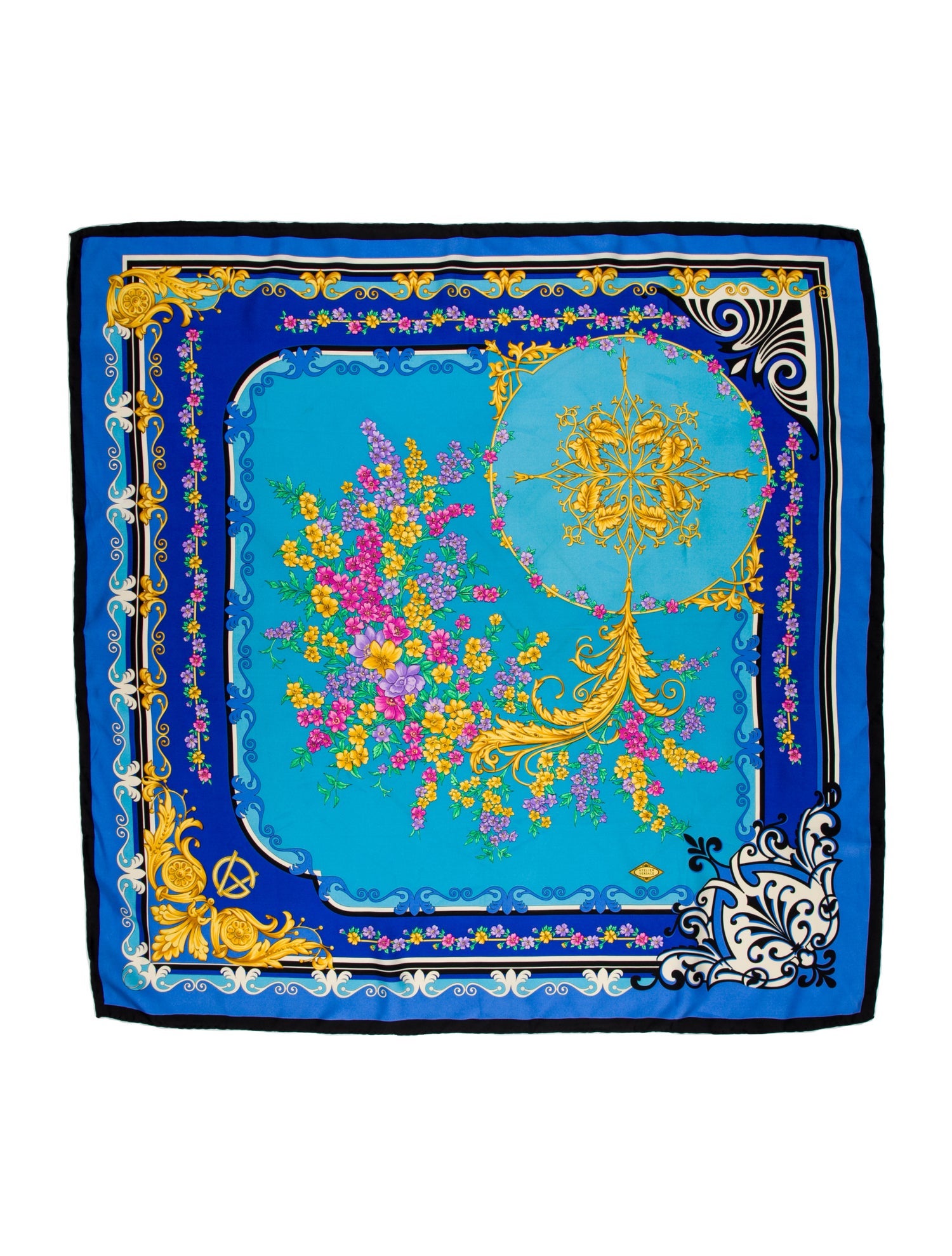 Gianni Versace Silk Printed Scarf