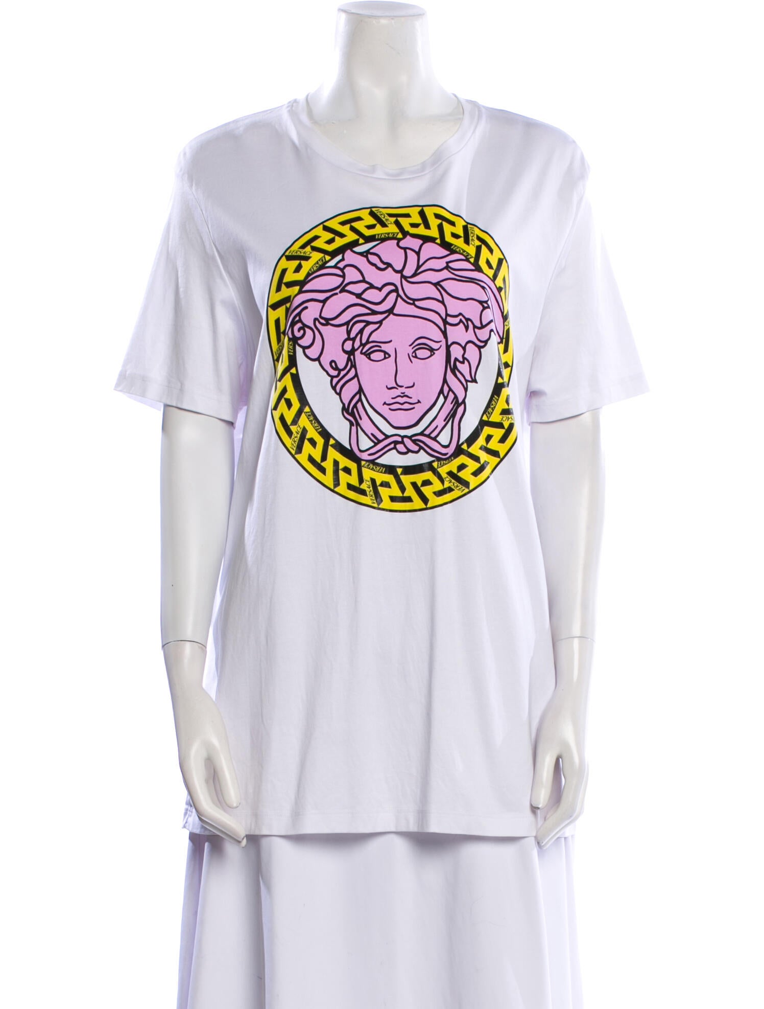 Versace Graphic Print Crew Neck T-Shirt