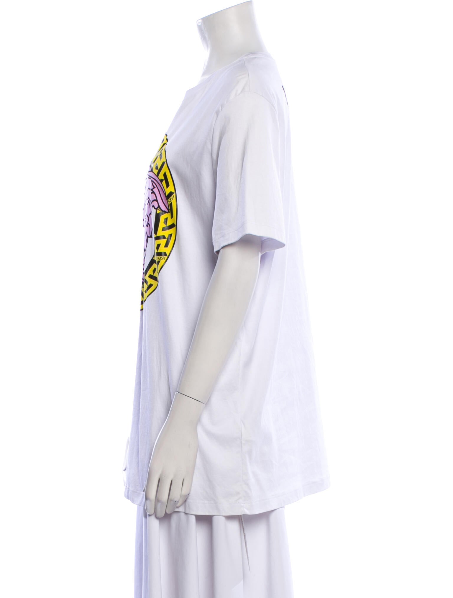 Versace Graphic Print Crew Neck T-Shirt