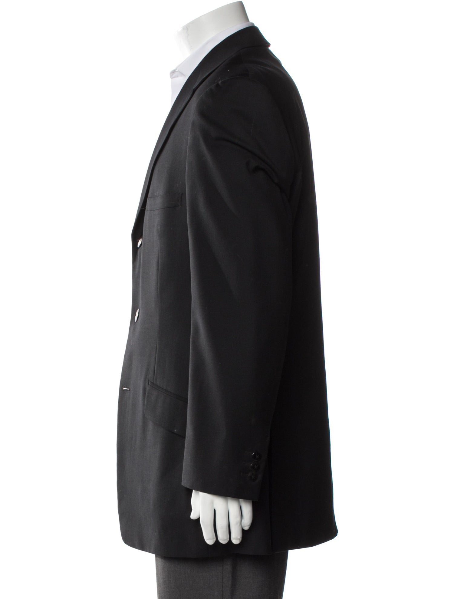 Gianni Versace Medusa Insignia Wool Coat