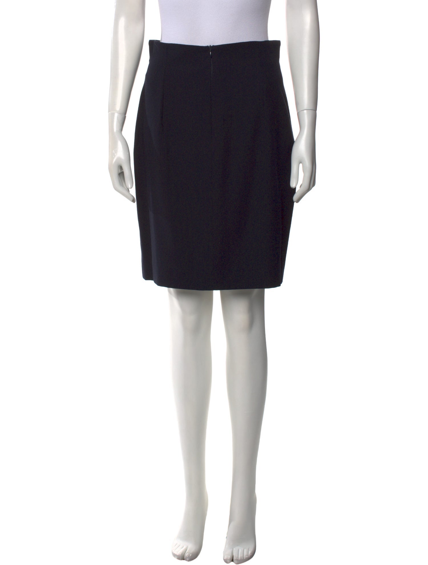 Gianni Versace Virgin Wool Knee-Length Skirt