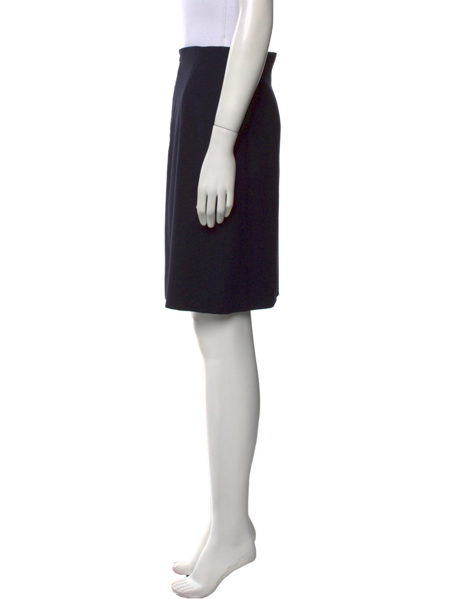 Gianni Versace Virgin Wool Knee-Length Skirt