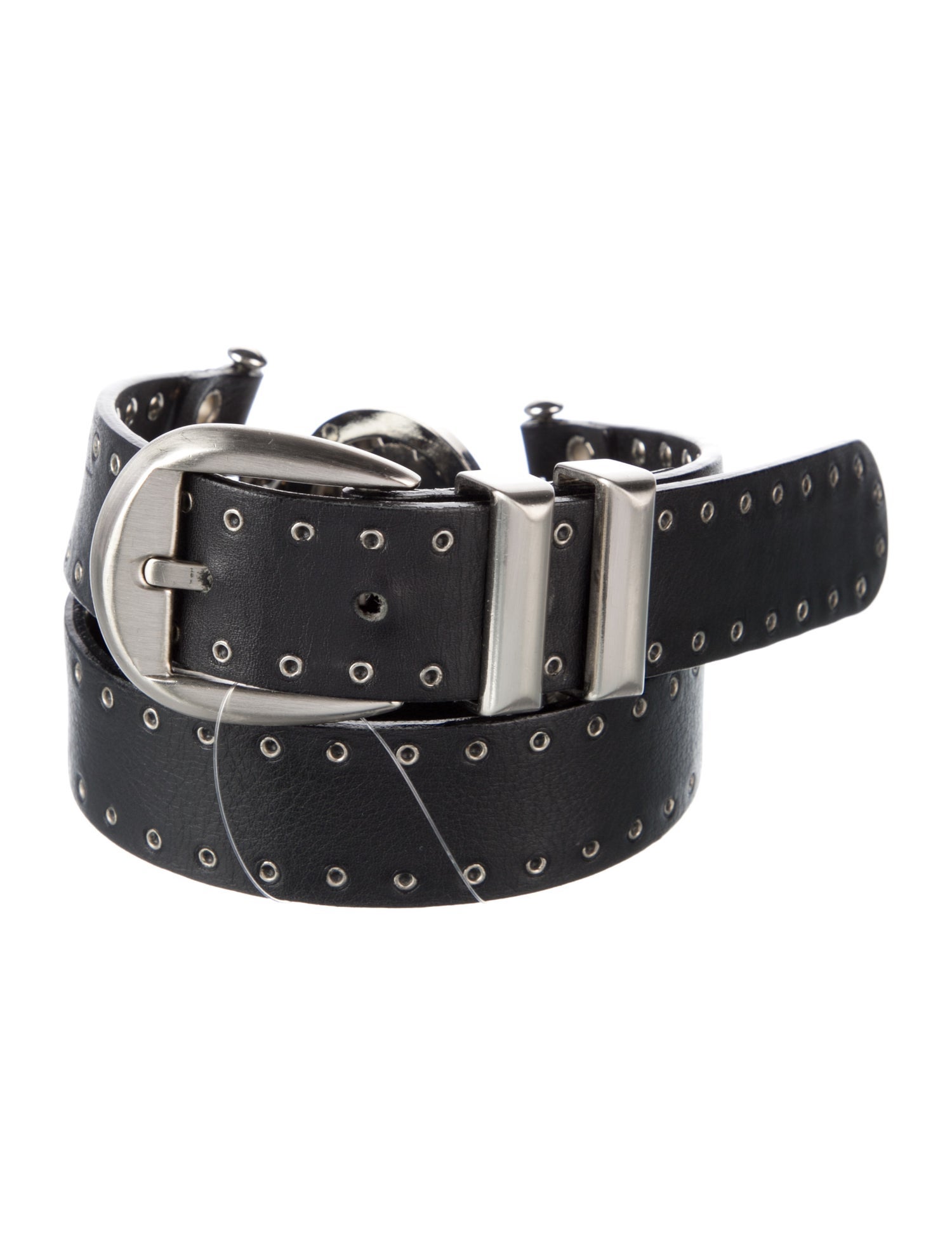 Gianni Versace Leather Studded Accents Belt