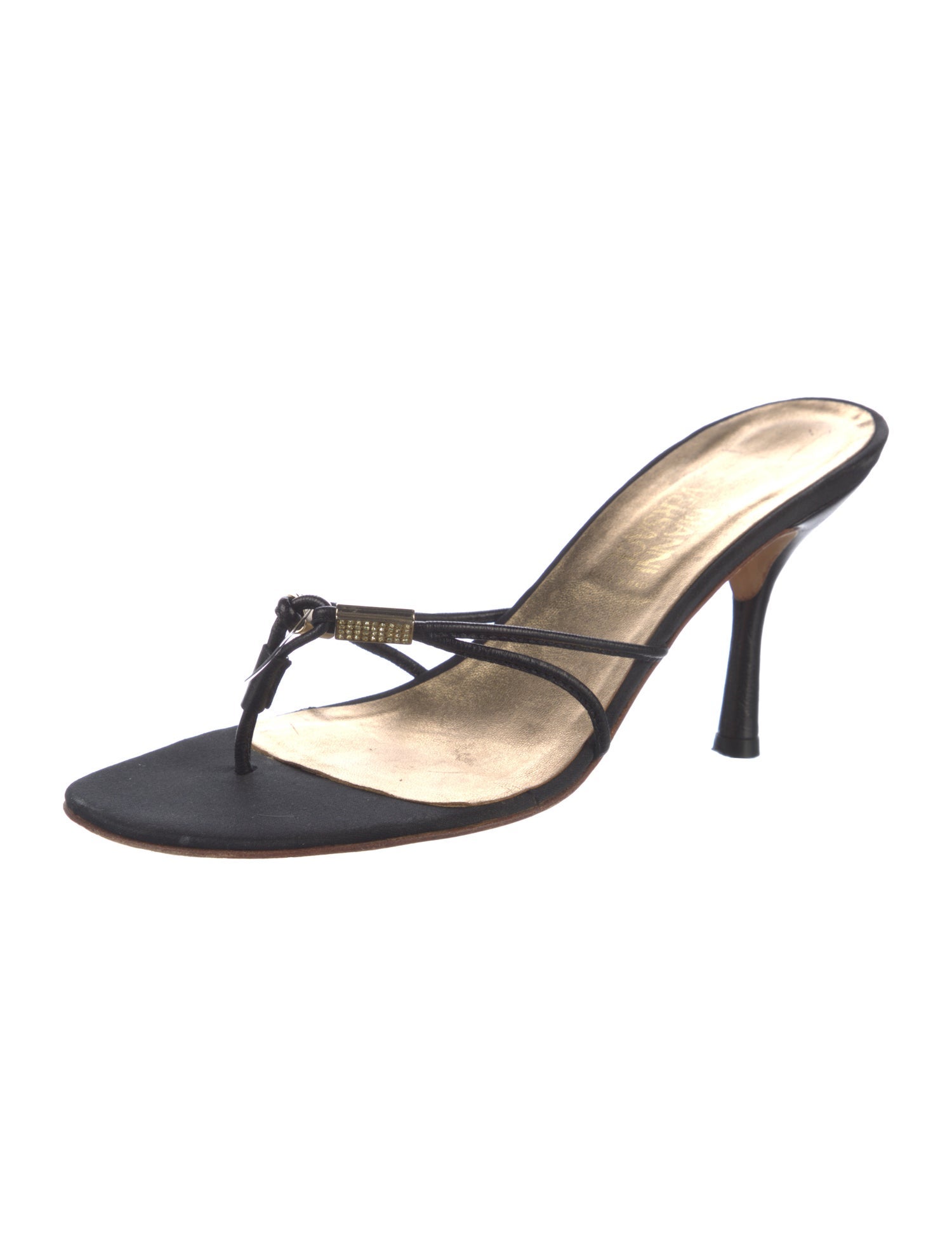 Gianni Versace Vintage Satin Slides