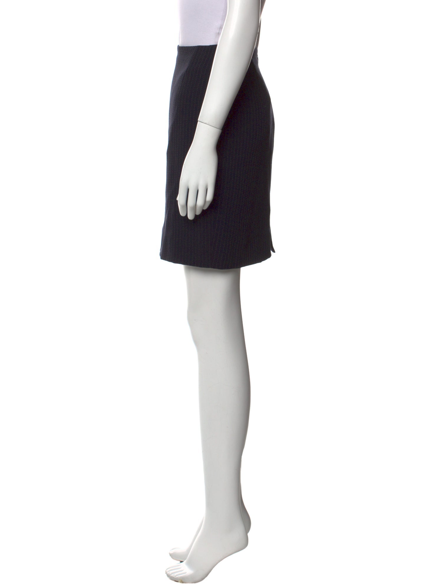 Gianni Versace Wool Mini Skirt