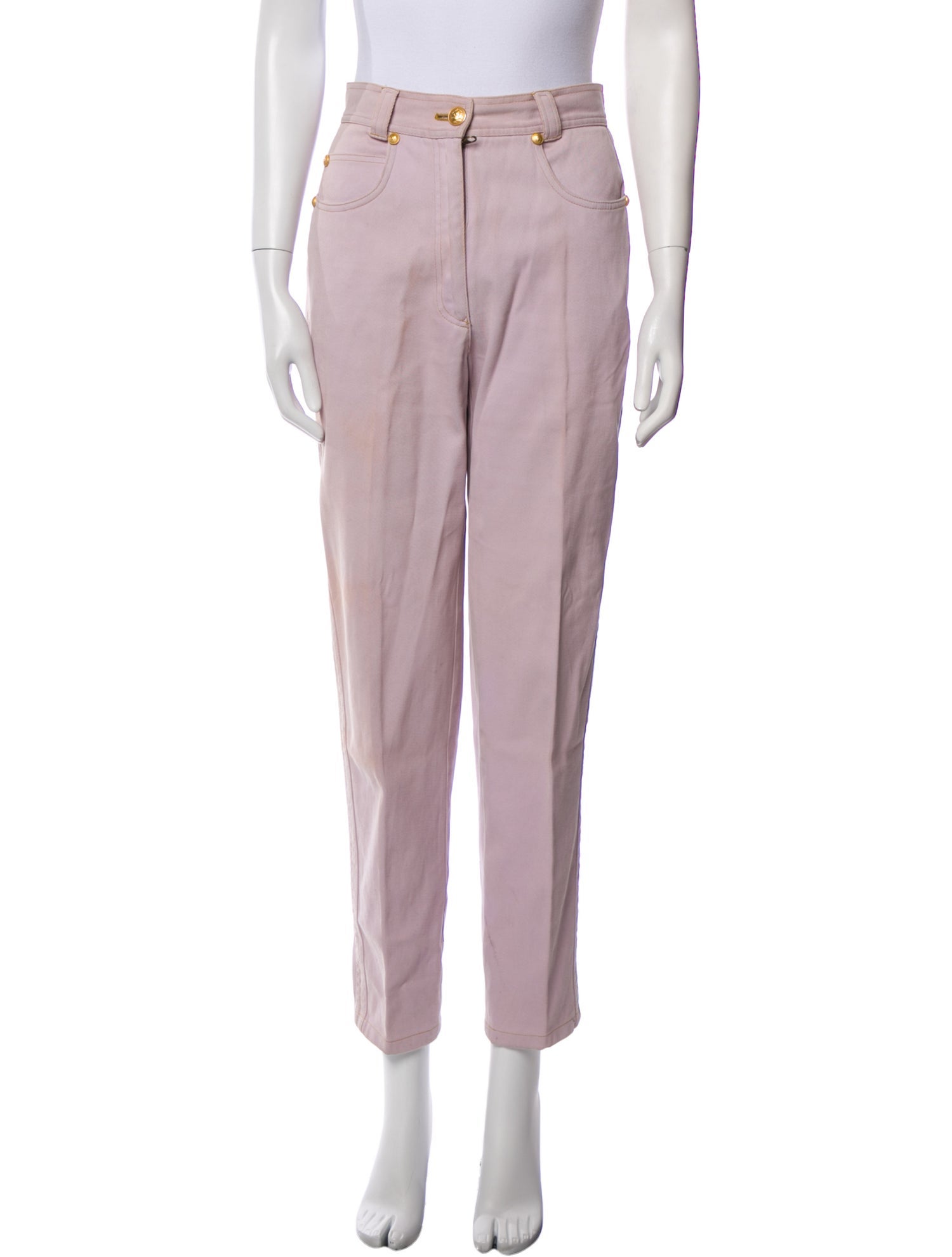 Gianni Versace Vintage Straight Leg Jeans