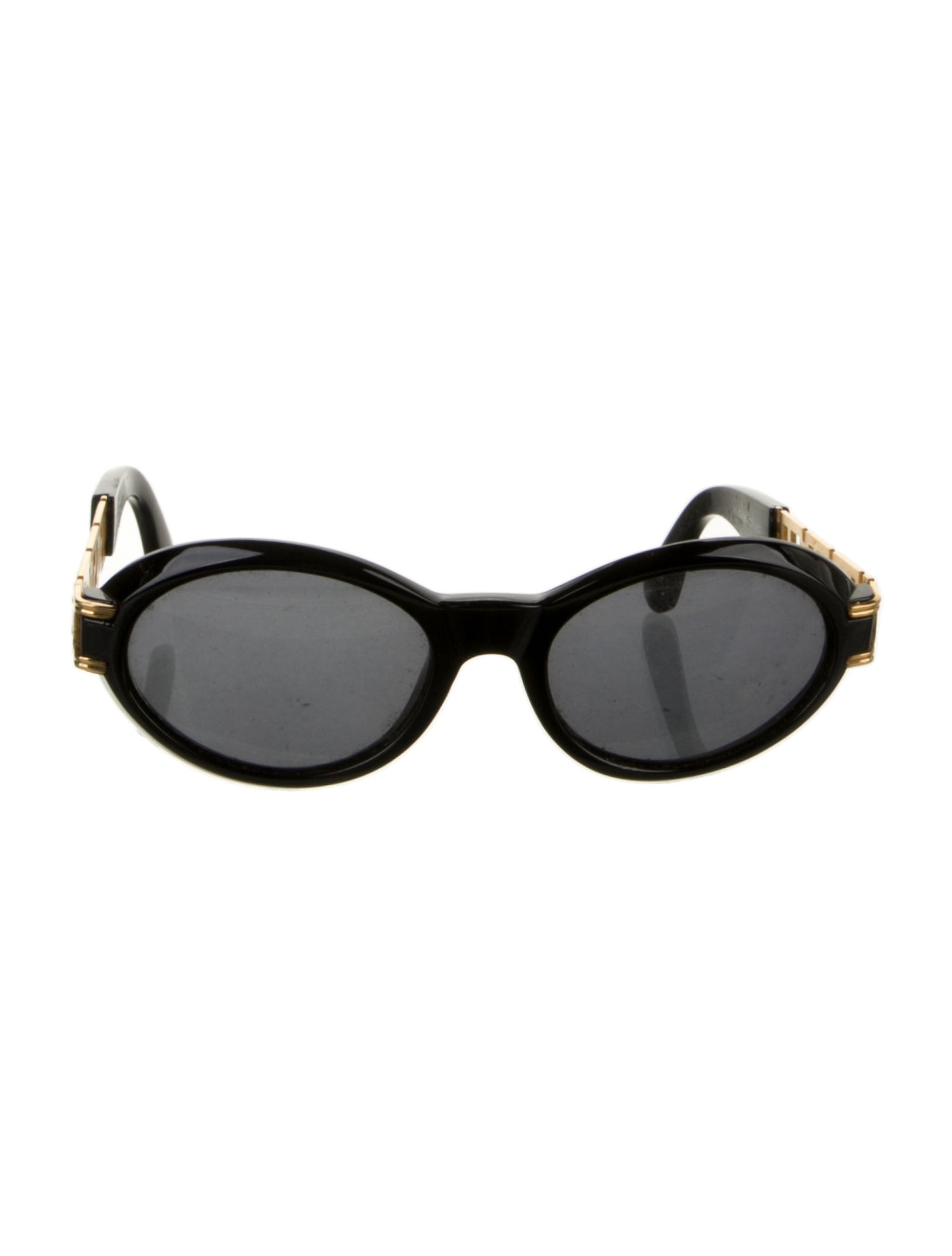 Gianni Versace Medusa Insignia Round Sunglasses