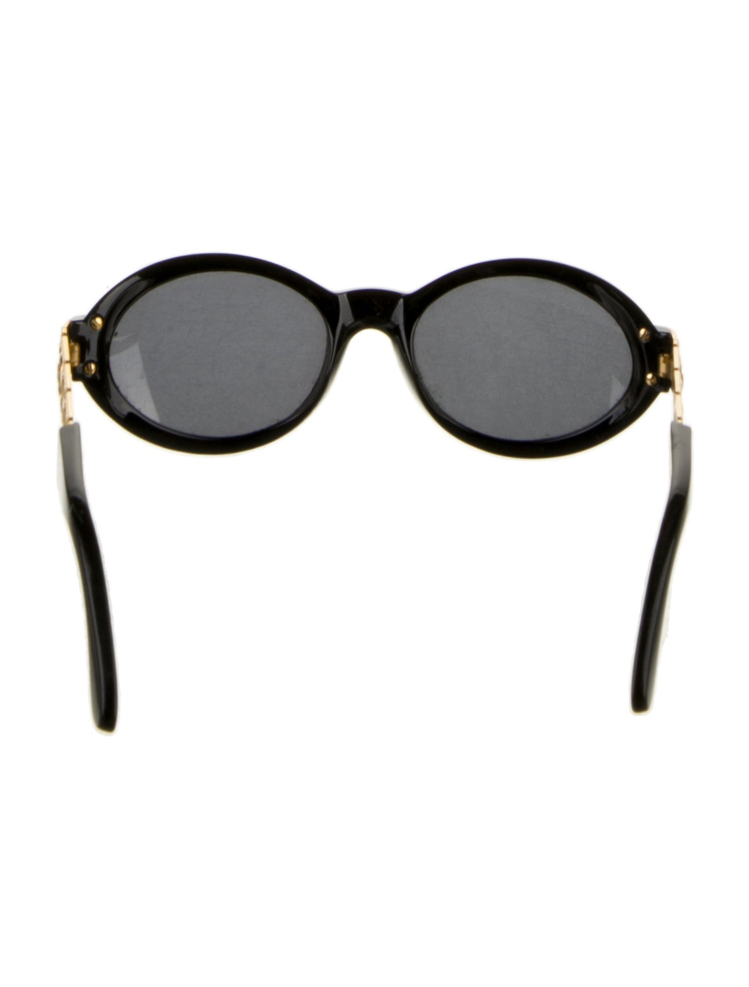 Gianni Versace Medusa Insignia Round Sunglasses