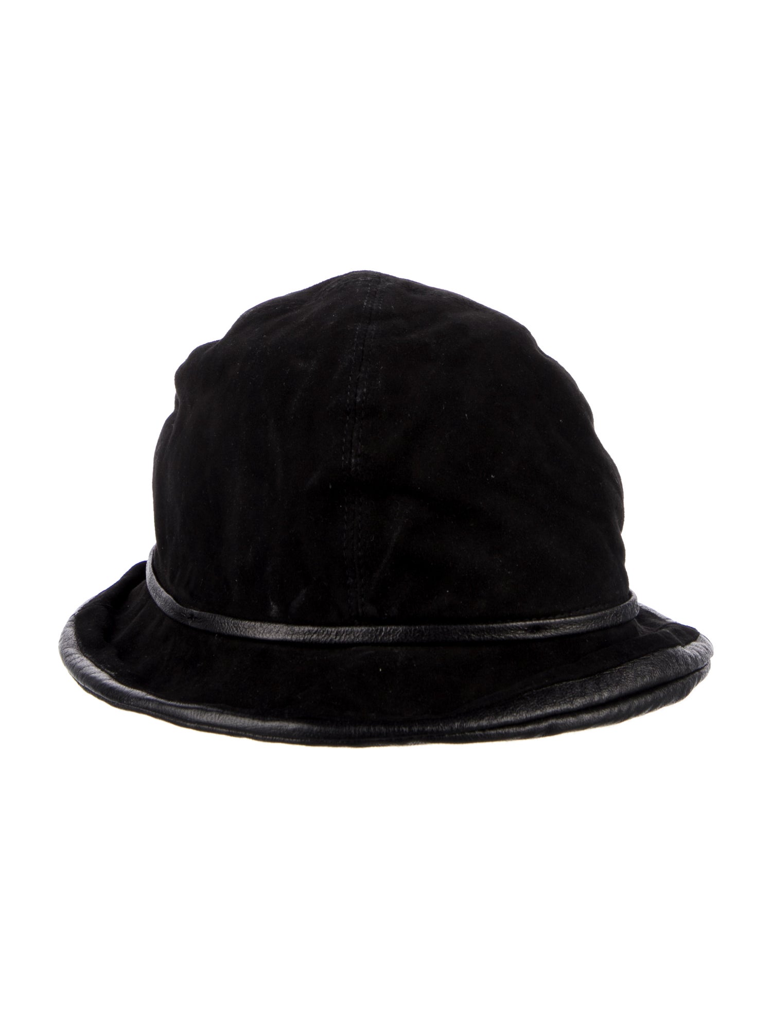 Gianni Versace Suede Leather Bucket Hat