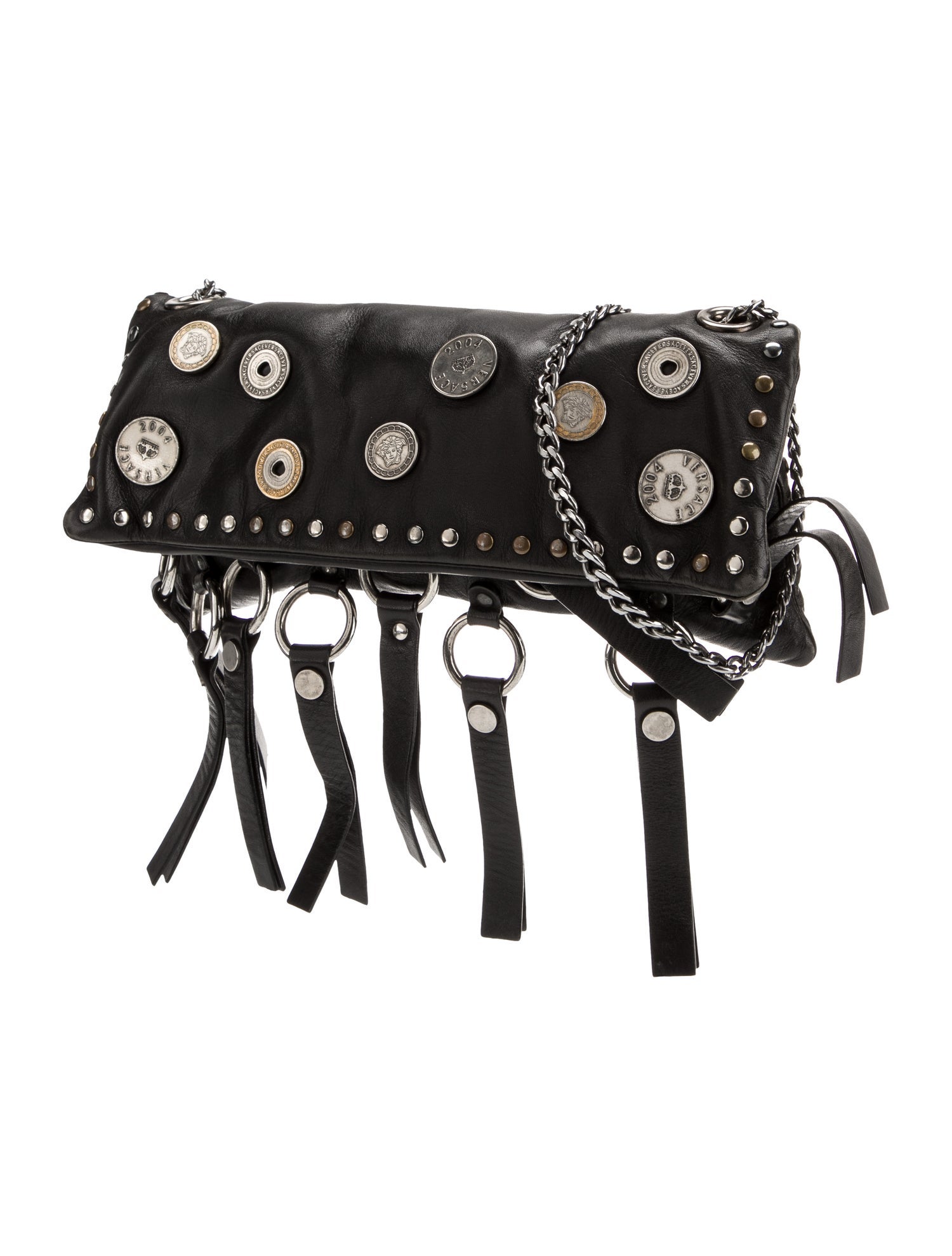 Gianni Versace Leather Shoulder Bag