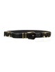Gianni Versace Medusa Insignia Leather Waist Belt