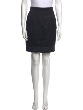 Gianni Versace Wool Mini Skirt