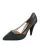 Gianni Versace Cutout Accent D'Orsay Pumps