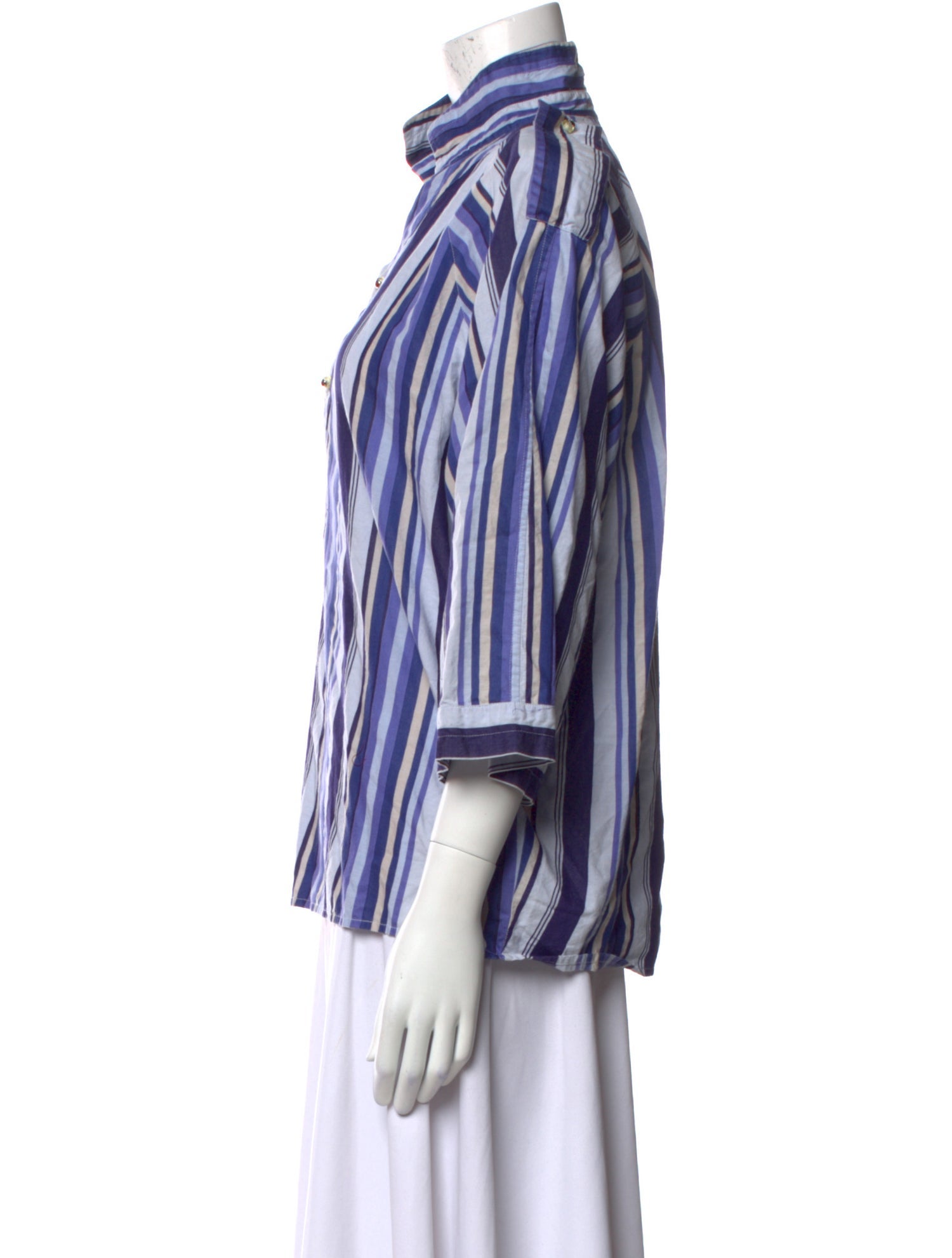 Gianni Versace Vintage 1980's Button-Up Top