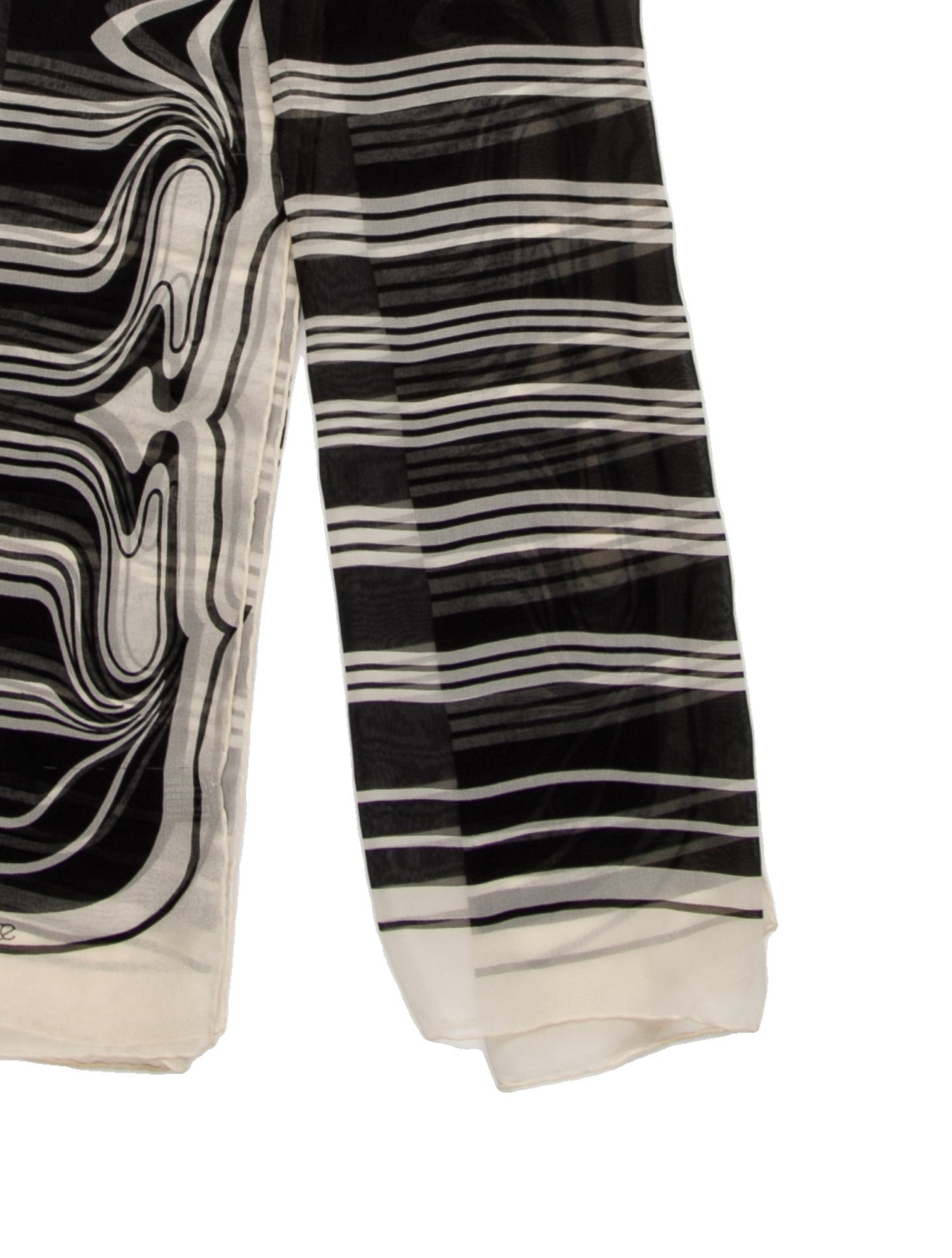 Gianni Versace Silk Striped Scarf
