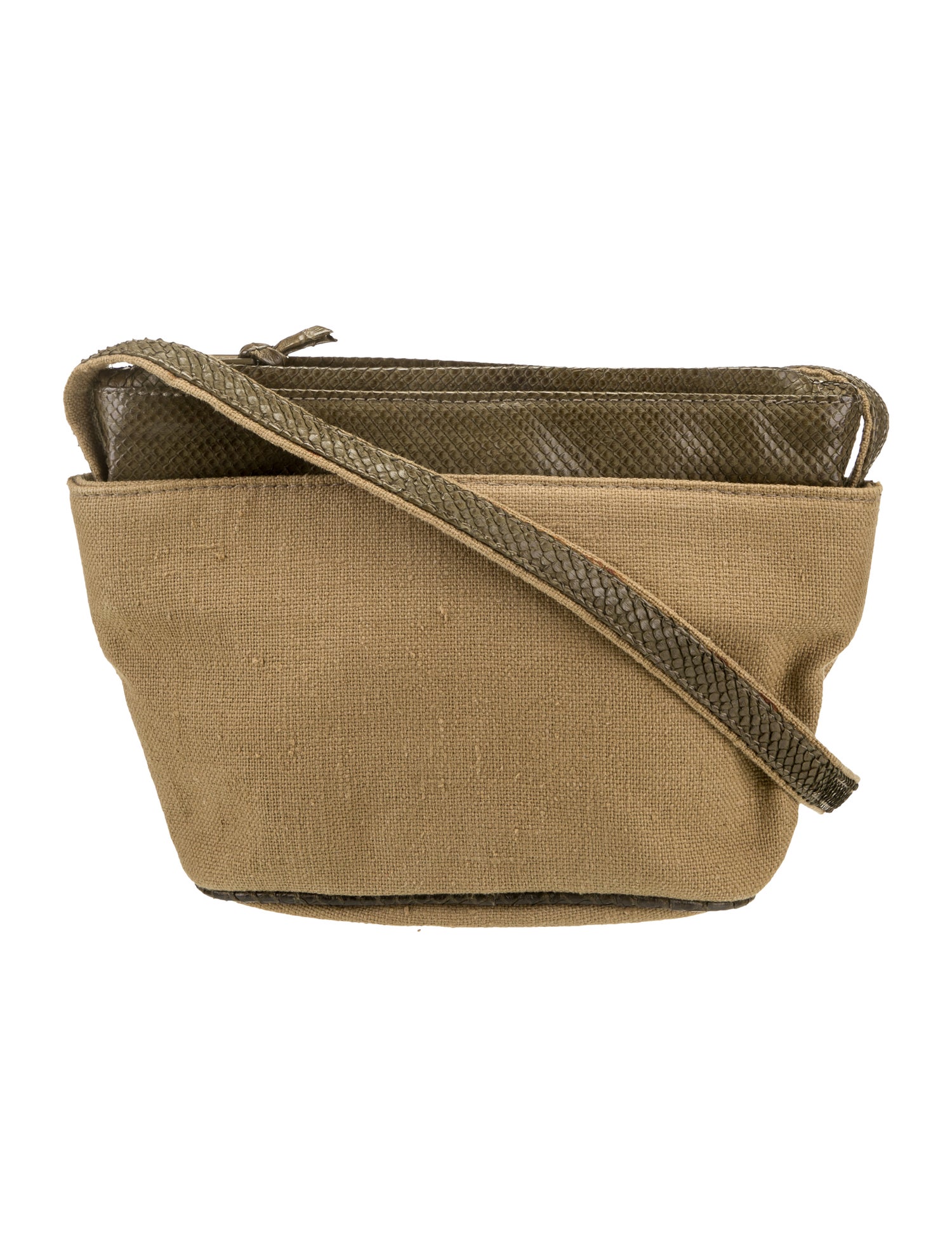 Gianni Versace Canvas Crossbody Bag