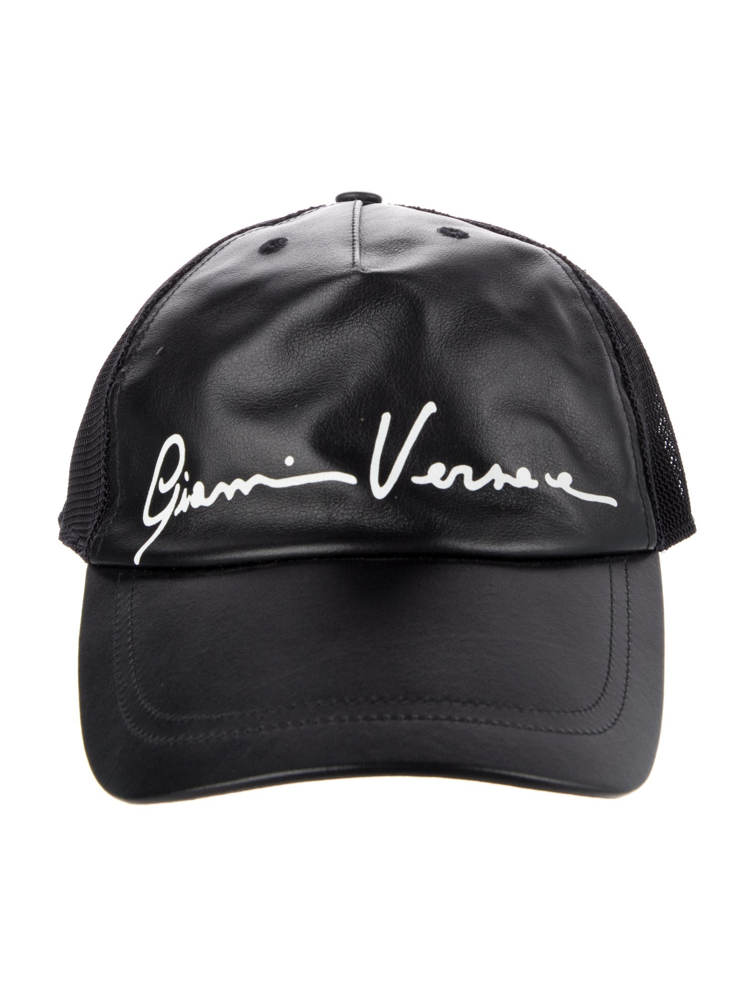 Gianni Versace Leather Baseball Hat