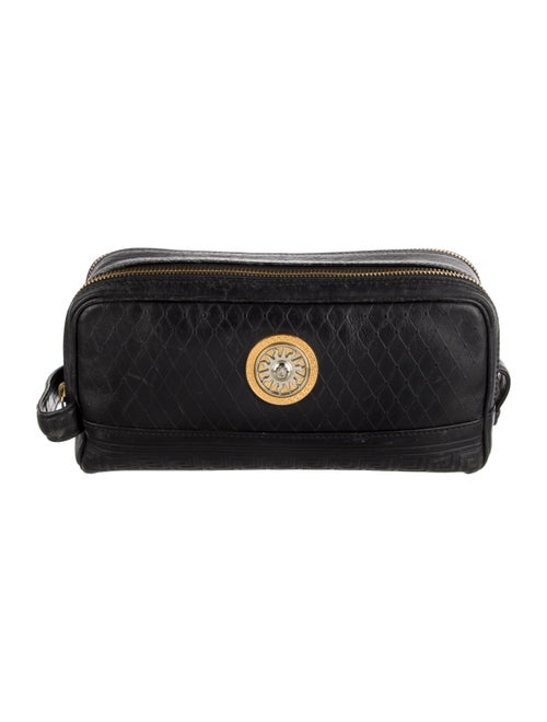 Gianni Versace Leather Cosmetic Bag