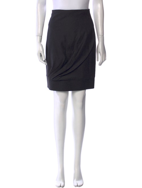 Gianni Versace Virgin Wool Knee-Length Skirt