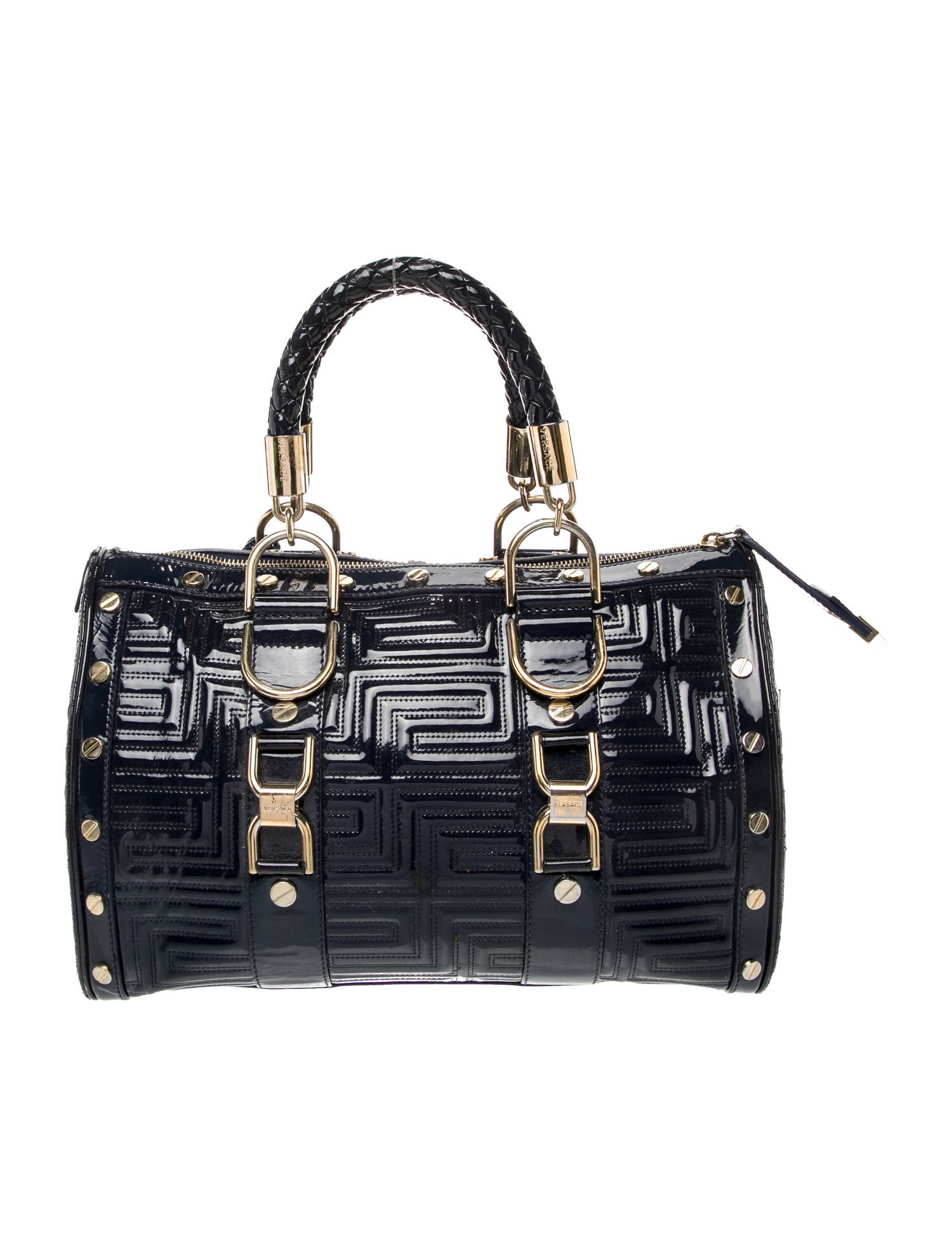 Gianni Versace Quilted Top Handle Bag