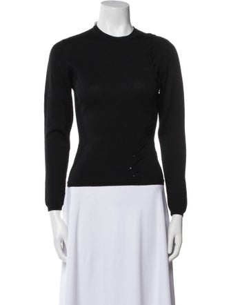 Gianni Versace Wool Crew Neck Sweater