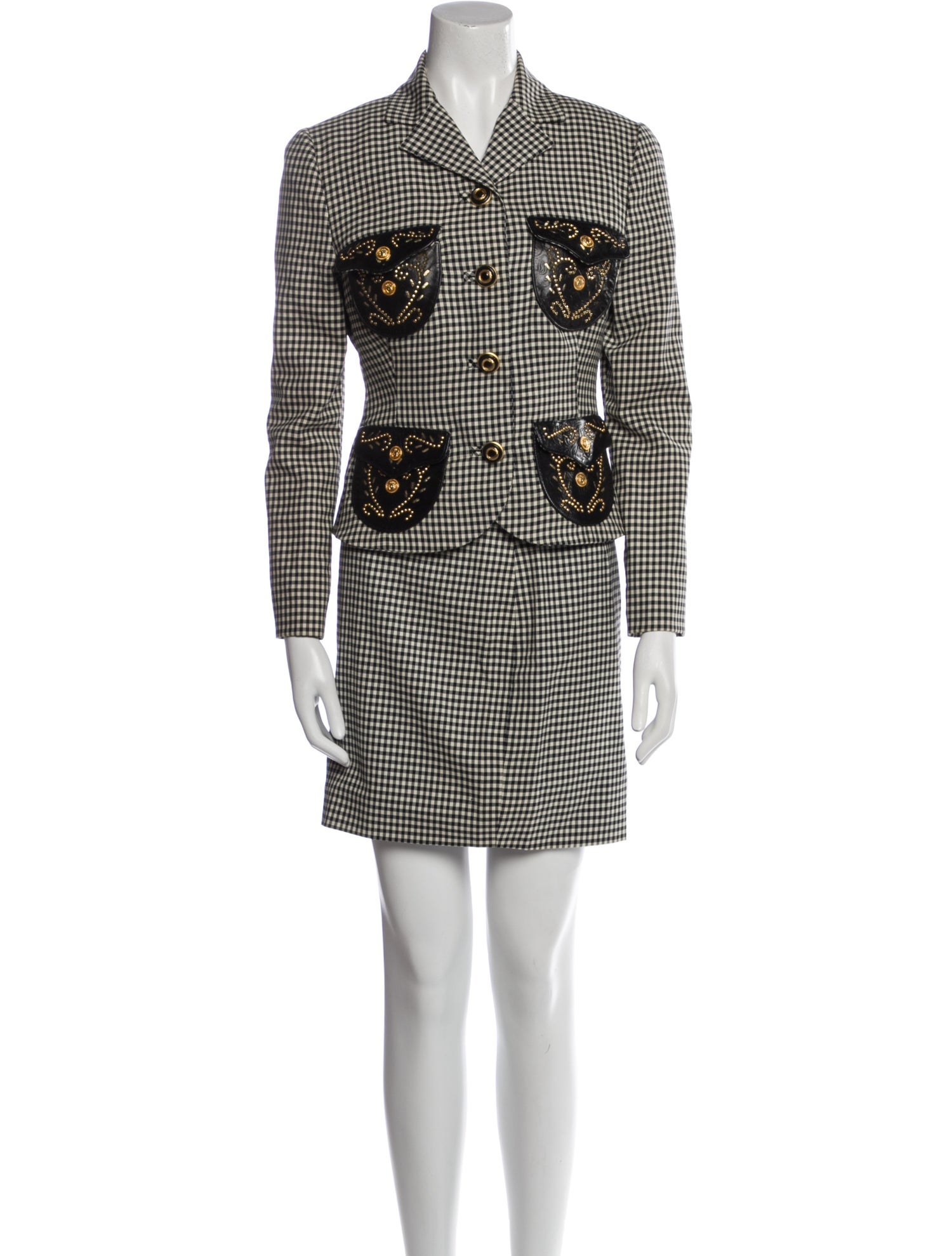 Gianni Versace Vintage 1992 Skirt Set