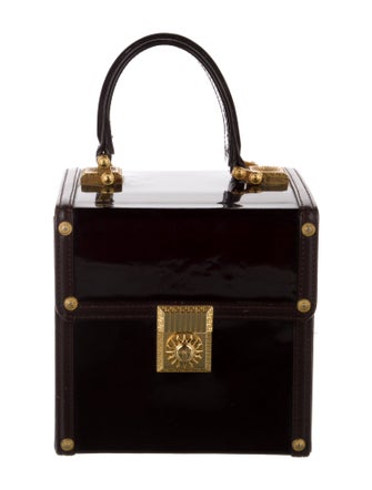 Gianni Versace Patent Leather Cosmetic Bag