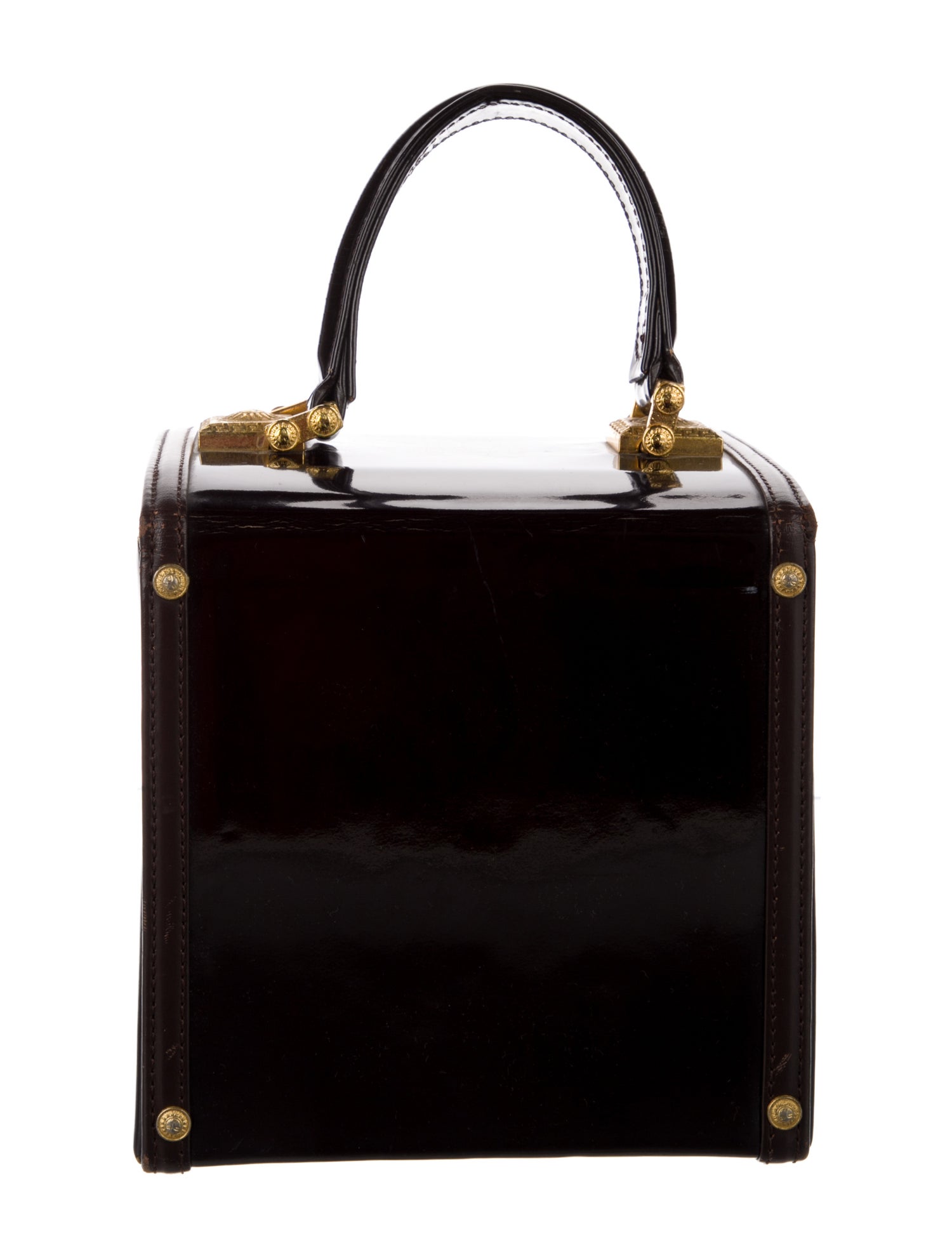 Gianni Versace Patent Leather Cosmetic Bag