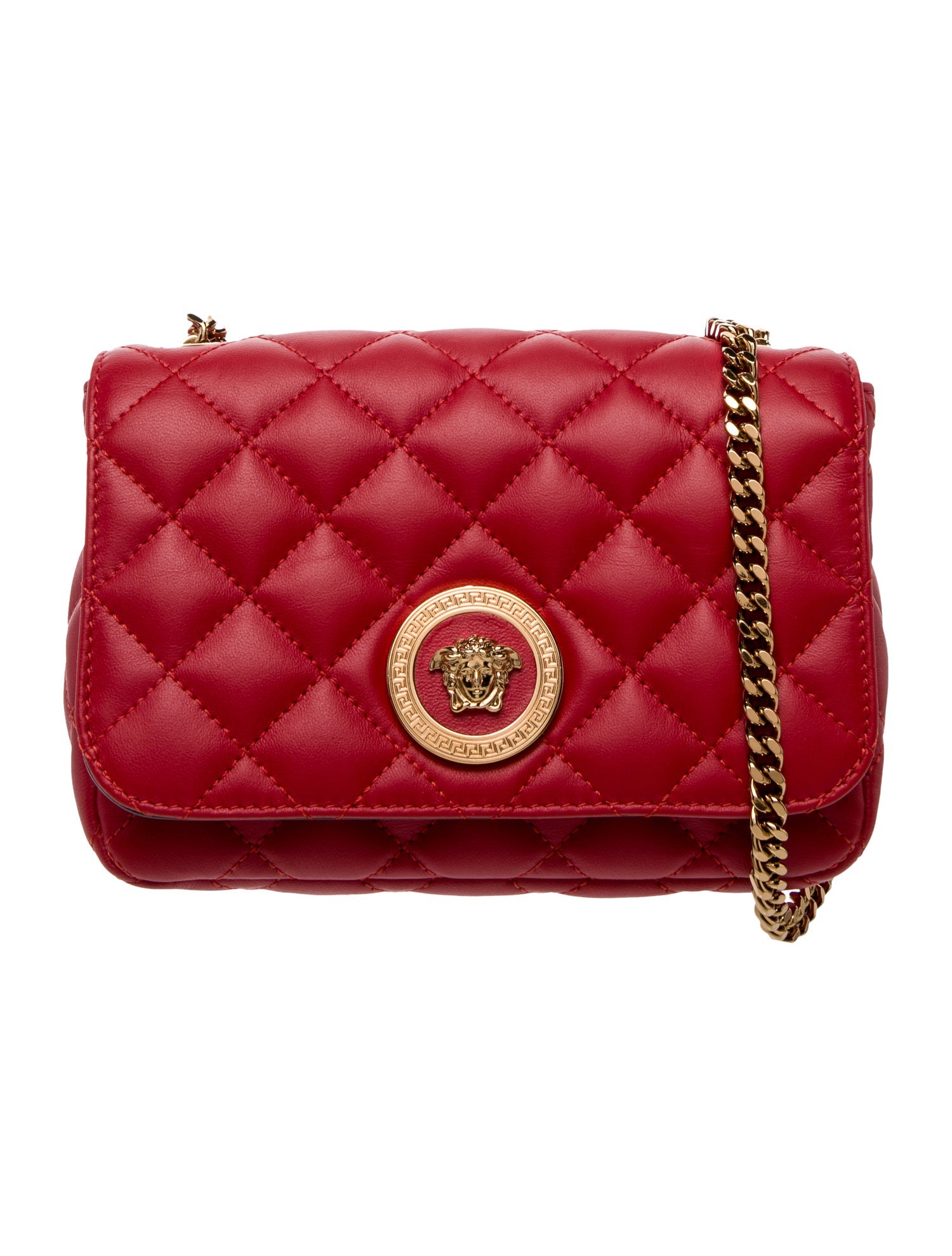 Gianni Versace Leather Crossbody Bag