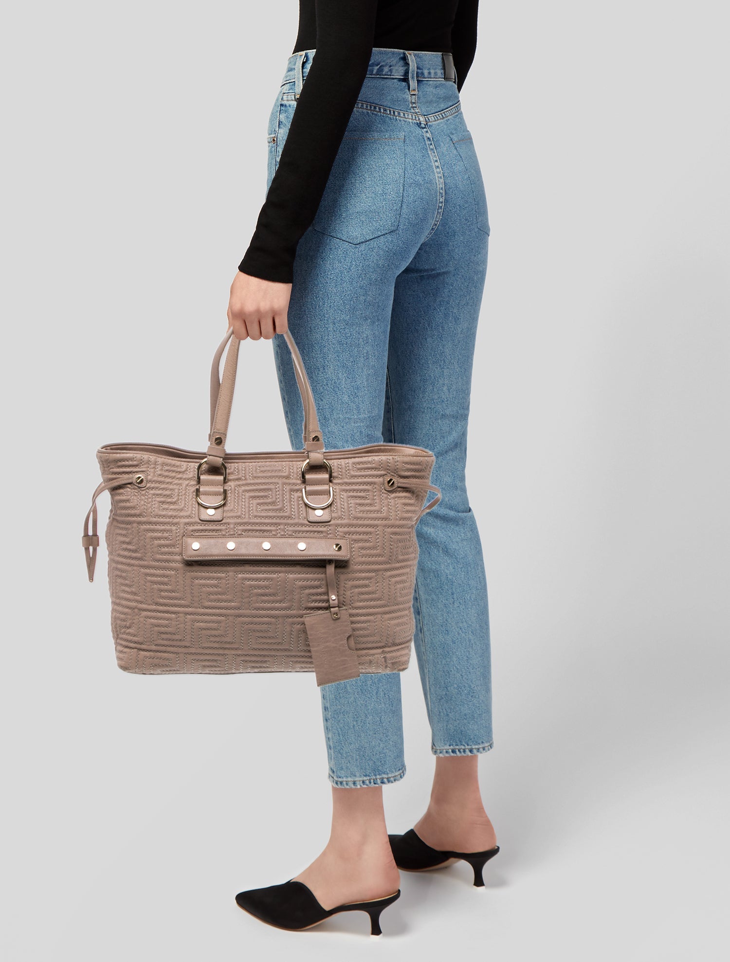 Gianni Versace Leather Tote