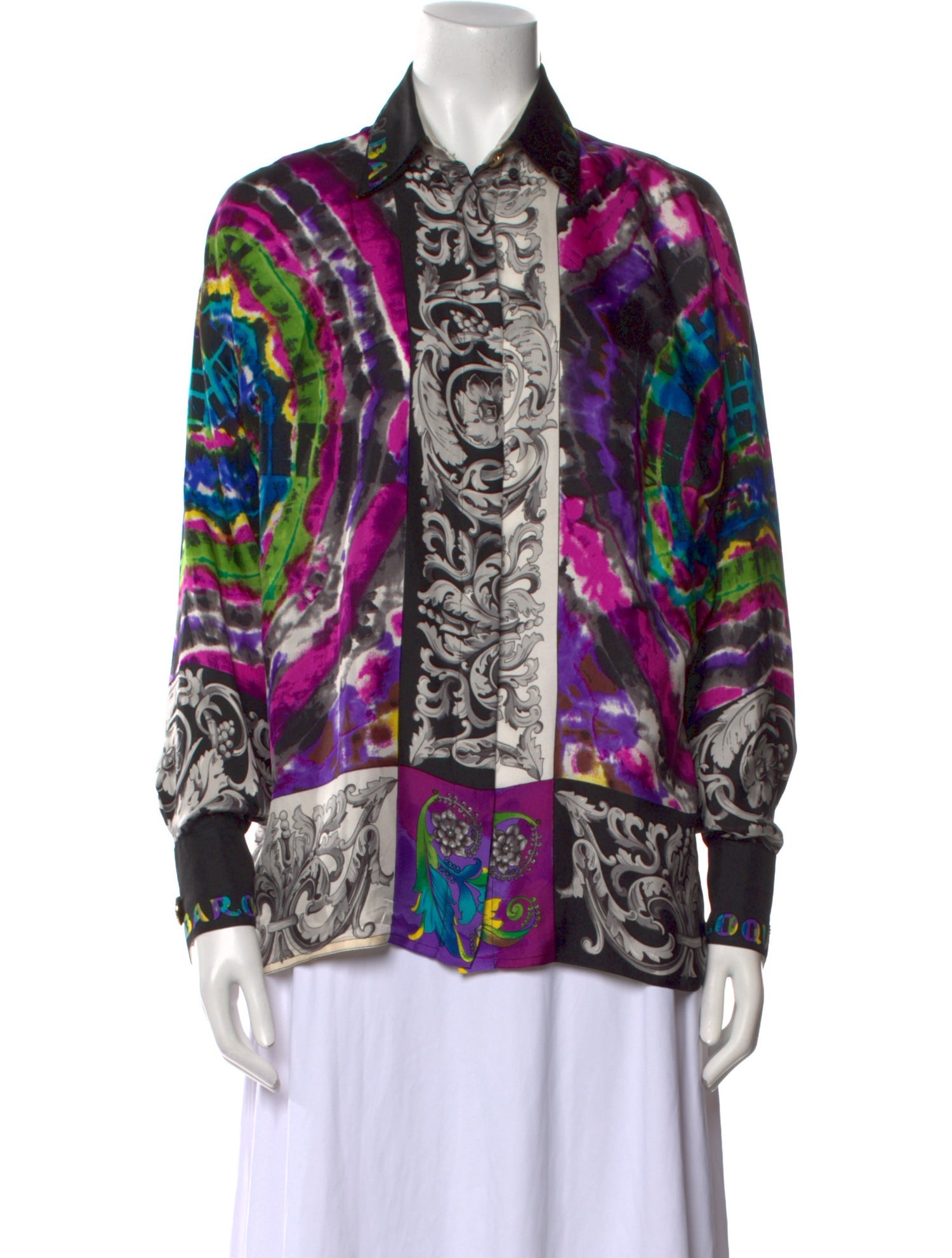 Gianni Versace Vintage 1993 Button-Up Top