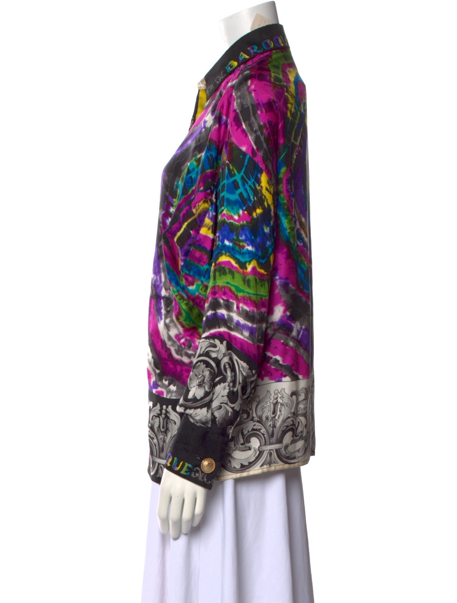 Gianni Versace Vintage 1993 Button-Up Top