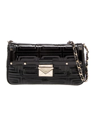 Gianni Versace Patent Leather Shoulder Bag