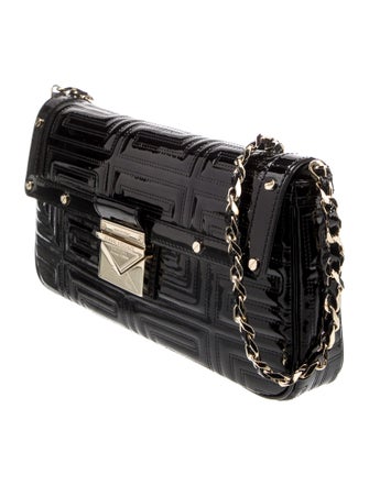 Gianni Versace Patent Leather Shoulder Bag