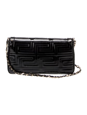 Gianni Versace Patent Leather Shoulder Bag