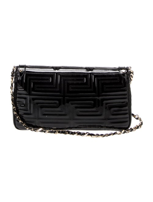 Gianni Versace Patent Leather Shoulder Bag