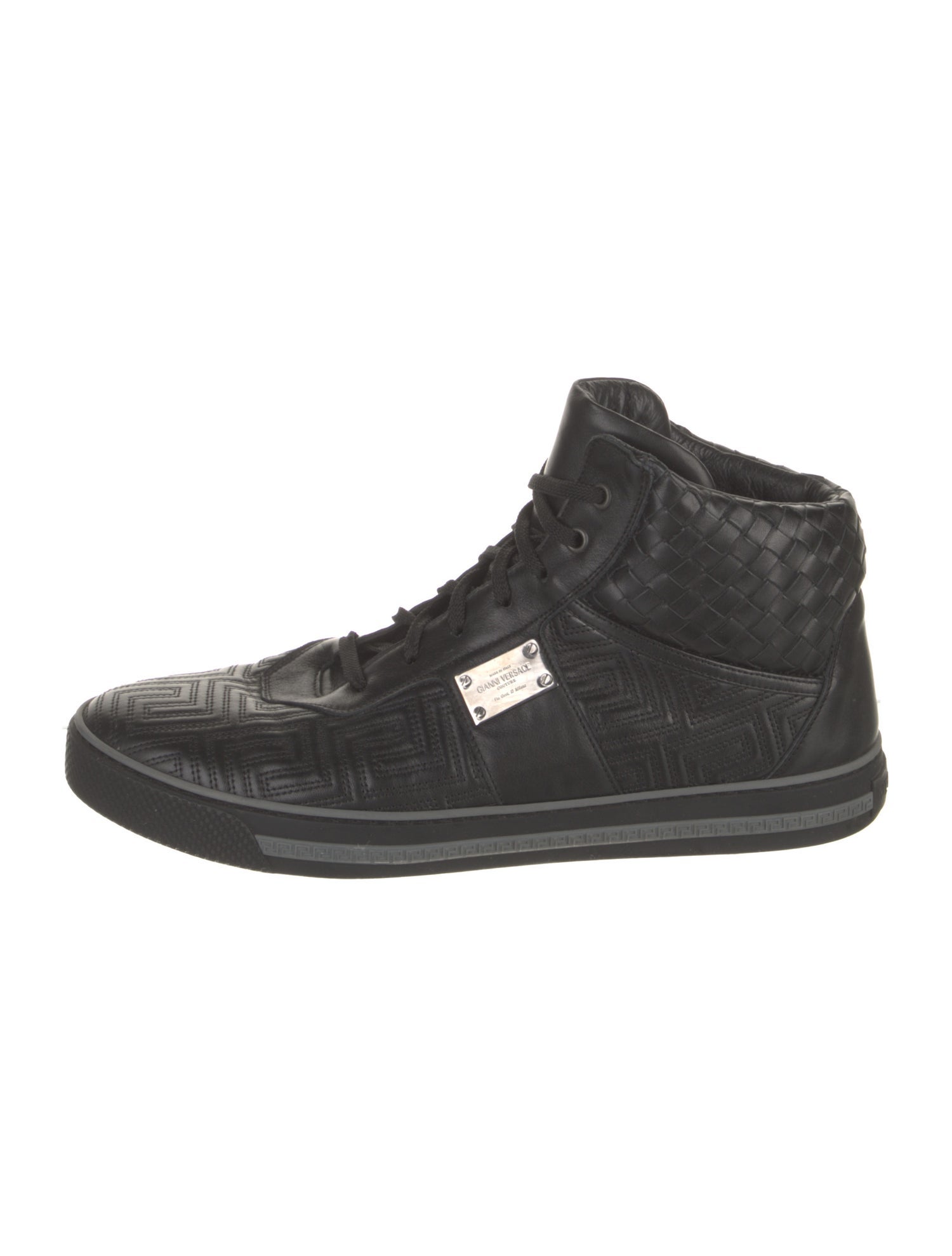 Gianni Versace Leather Sneakers