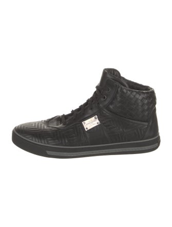 Gianni Versace Leather Sneakers