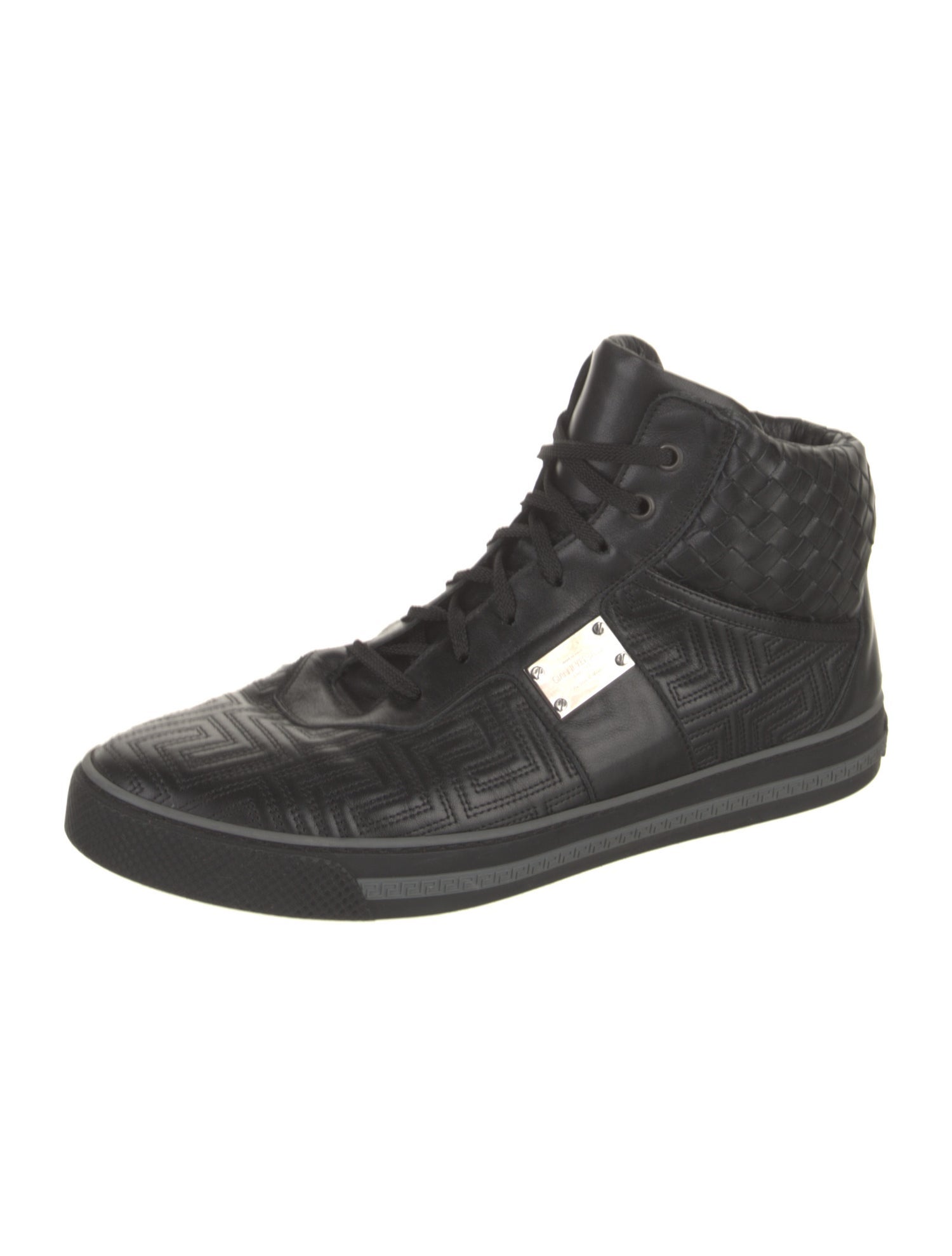 Gianni Versace Leather Sneakers